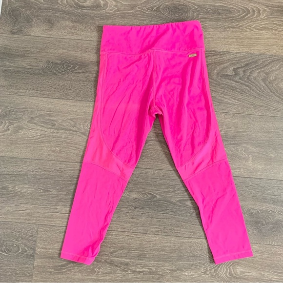 Revolve ALALA Crop Vamp Leggings 7/8 Length High Rise Tights Hot Pink Size S - Picture 6 of 14